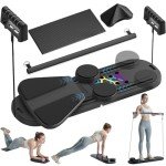 Portable 6-in-1 Pilates Reformer Set for Home