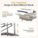 SogesPower 78" Foldable Pilates Reformer Machine