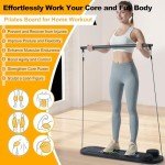 Portable 6-in-1 Pilates Reformer Set for Home