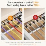 SogesPower 78" Foldable Pilates Reformer Machine