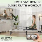 Foldable Pilates Reformer with Adjustable Heights