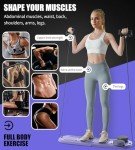 6-in-1 Foldable Pilates Reformer Set for Home