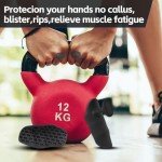Ergonomic Anti-Slip Workout Grips for Training