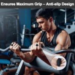 Fingerless Weight Lifting Gloves with Wrist Wraps