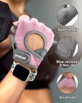 Vinsguir Women's Breathable Workout Gloves