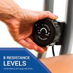 Adjustable Folding Exercise Bike with LCD Display