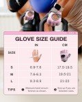 Vinsguir Women's Breathable Workout Gloves