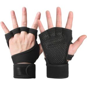 Mrichltm Breathable Workout Gloves with Wrist Support
