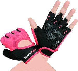 Beast Rage Fingerless Workout Gloves for Men & Women