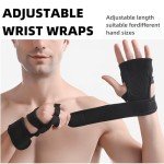 Mrichltm Breathable Workout Gloves with Wrist Support