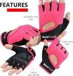 Beast Rage Fingerless Workout Gloves for Men & Women