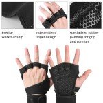Mrichltm Breathable Workout Gloves with Wrist Support