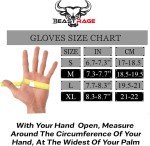 Beast Rage Fingerless Workout Gloves for Men & Women