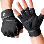 Padded Weight Lifting Gloves with Wrist Support