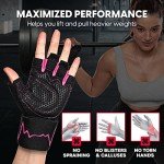 Women's Workout Gloves with Wrist Support & Grip