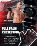 Padded Weight Lifting Gloves with Wrist Support