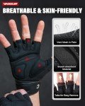 Padded Weight Lifting Gloves with Wrist Support