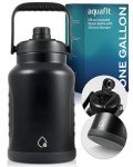 Insulated 1 Gallon Water Bottle - Midnight Black