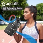 AQUAFIT 64 oz BPA-Free Water Bottle with Straw