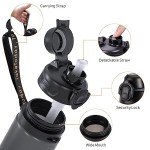 Collapsible 20oz Leak Proof Travel Water Bottle