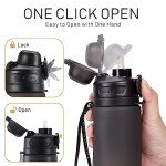 Collapsible 20oz Leak Proof Travel Water Bottle