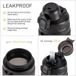 Collapsible 20oz Leak Proof Travel Water Bottle