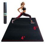 Large Rubber Gym Mats for Home Workouts