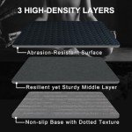 Large Rubber Gym Mats for Home Workouts