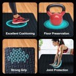 Large Rubber Gym Mats for Home Workouts