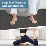 Non-Slip Workout Mat for Under Desk Exercisers