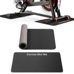 TOBWOLF Non-Slip Exercise Mat Set for Home Fitness