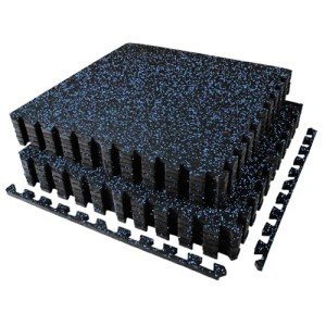 48 Sq Ft Interlocking Exercise Mats for Home Gym