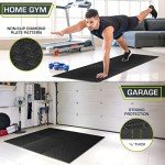 ProsourceFit Interlocking Foam Exercise Mat - Black