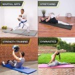 ProsourceFit Tri-Fold Thick Exercise Mat with Handles