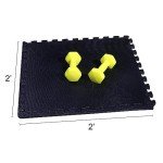 BalanceFrom EVA Foam Exercise Mat – 24 Sq Ft