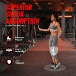 12 Pcs Interlocking Rubber Gym Mats for Home Fitness
