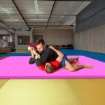Extra Thick Folding Exercise Mat – Pink 4'x10