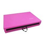 Extra Thick Folding Exercise Mat – Pink 4'x10