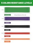 Multicolor Resistance Bands for Workout and Training