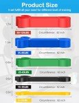 Colorful Resistance Bands for Pull Ups and Workouts