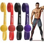 LEEKEY Resistance Bands Set for Home Workouts