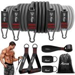 Resistance Bands Set with Handles and Accessories