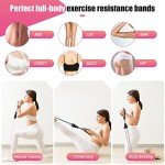 5 Level Resistance Bands with Handles for Workouts