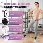 Ankle Resistance Bands for Leg and Glute Workouts