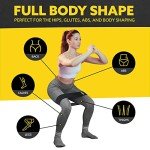 Gray Fabric Resistance Bands for Legs and Booty