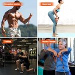 Heavy Resistance Bands with Handles for Home Workouts