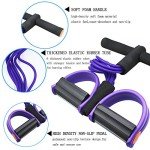 FateFan 6-Tube Elastic Resistance Bands for Fitness