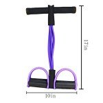 FateFan 6-Tube Elastic Resistance Bands for Fitness