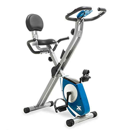 XTERRA Folding Exercise Bike: Cordless, 225 LB Weight Capacity