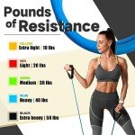 Resistance Bands Set with Handles and Door Anchor